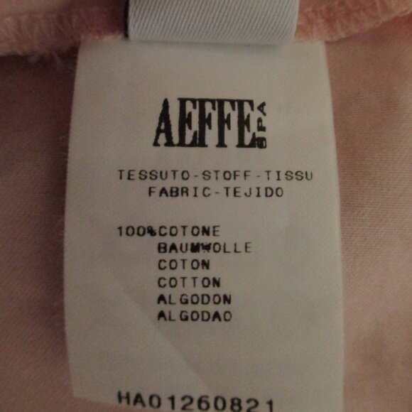 Vintage Moschino Cheap and Chic Pleated Peach Ribbon Skirt 100% Cotton Size 10 - Picture 8 of 8